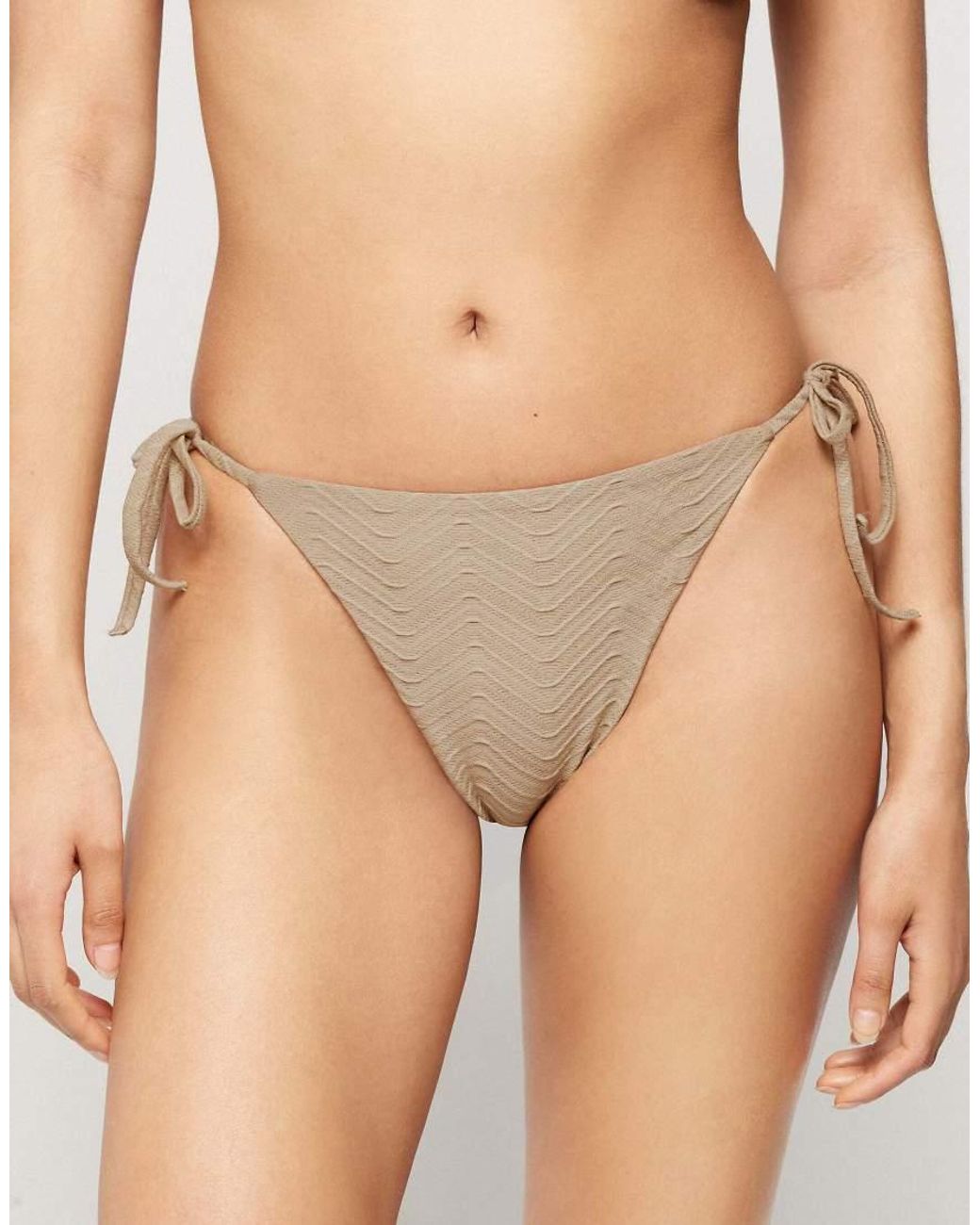 Tezenis Natural Brazillian Sparkling Touch Bikini Bottoms