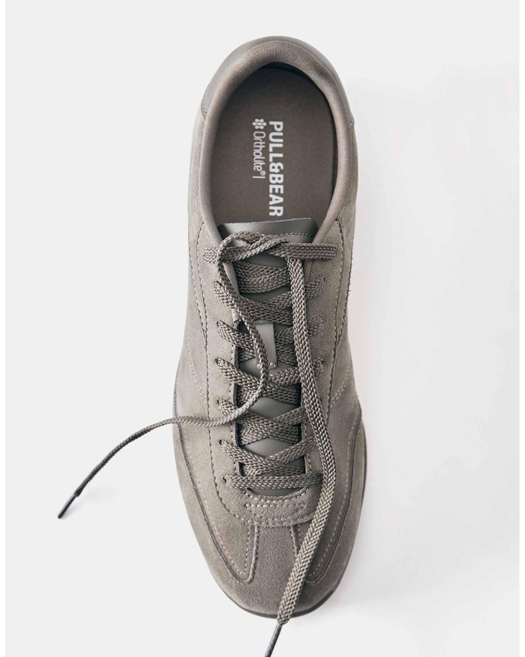 Pull&Bear Slim sneaker in Gray für Herren
