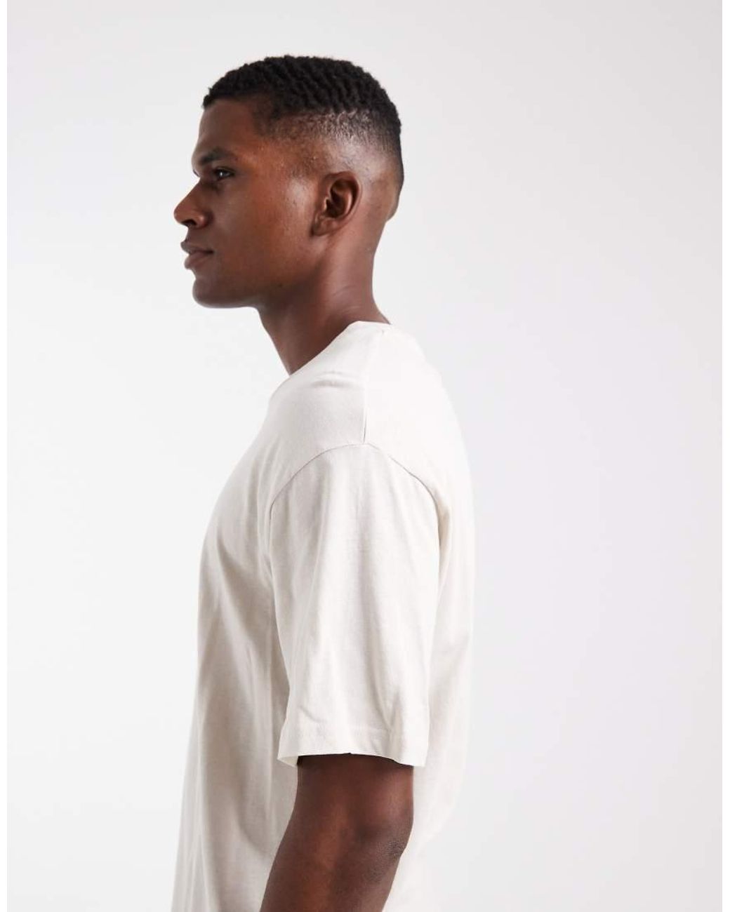 JJ Rebel White Oversized T-shirt for men