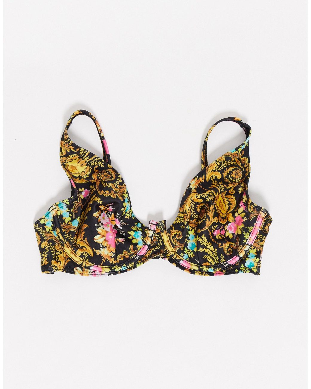 ASOS Fuller Bust Mix And Match Step Front Underwire Bikini Top - Lyst