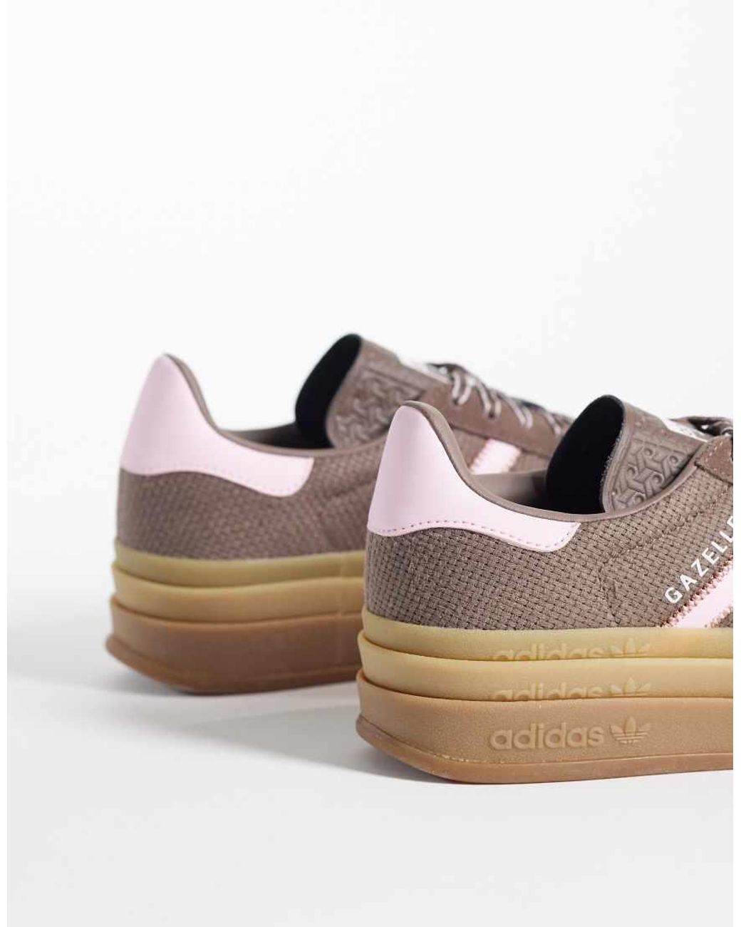 Adidas Originals Brown Gazelle Bold Trainers