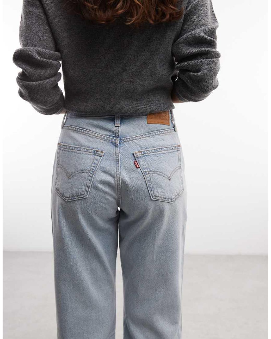 Levi's Blue Easy Dad Jeans