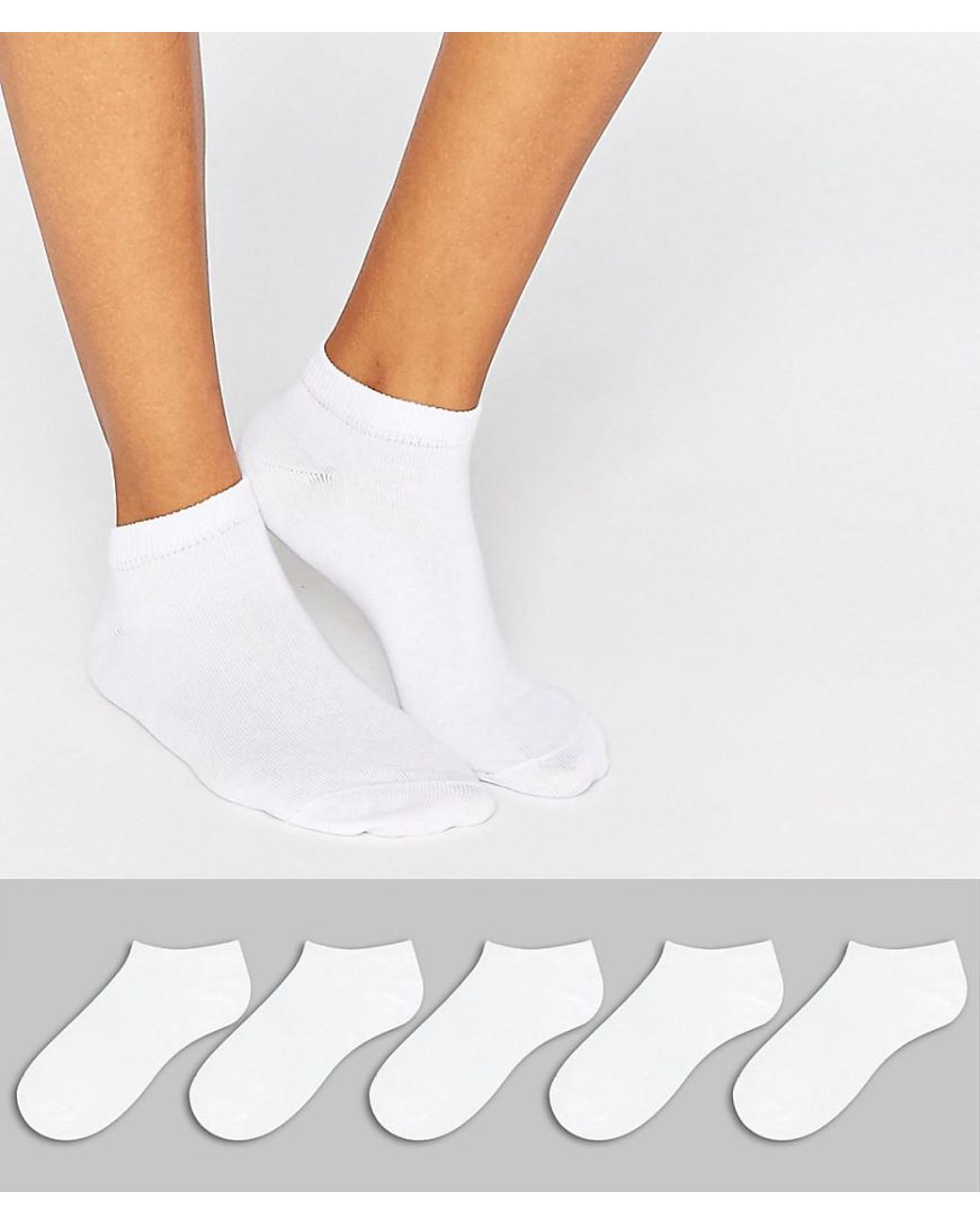 ladies white sock trainers