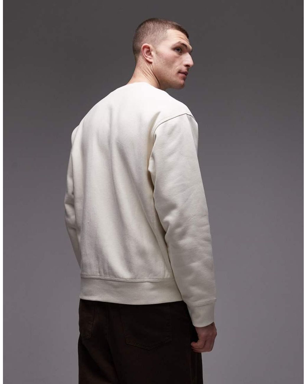Carhartt Gray Carhartt American Script Sweatshirt for men