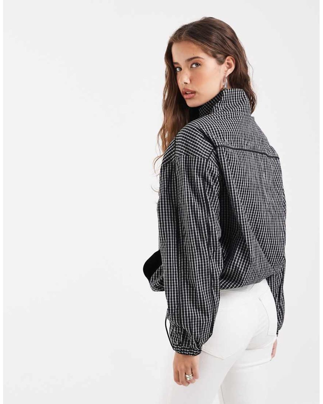 ASOS Black Oversized Track Jacket