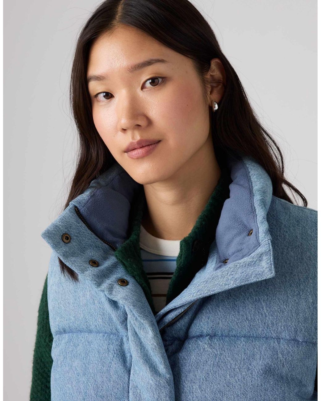 Levi's Blue Tate bubble-weste