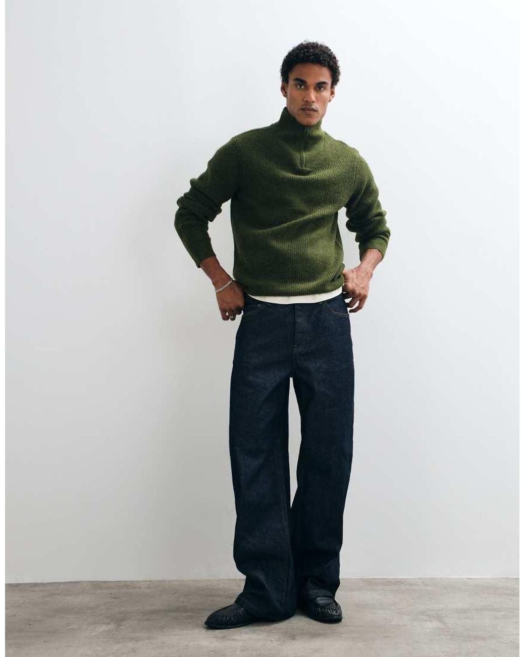 Regatta Green Kolding Half Zip Jumper for men