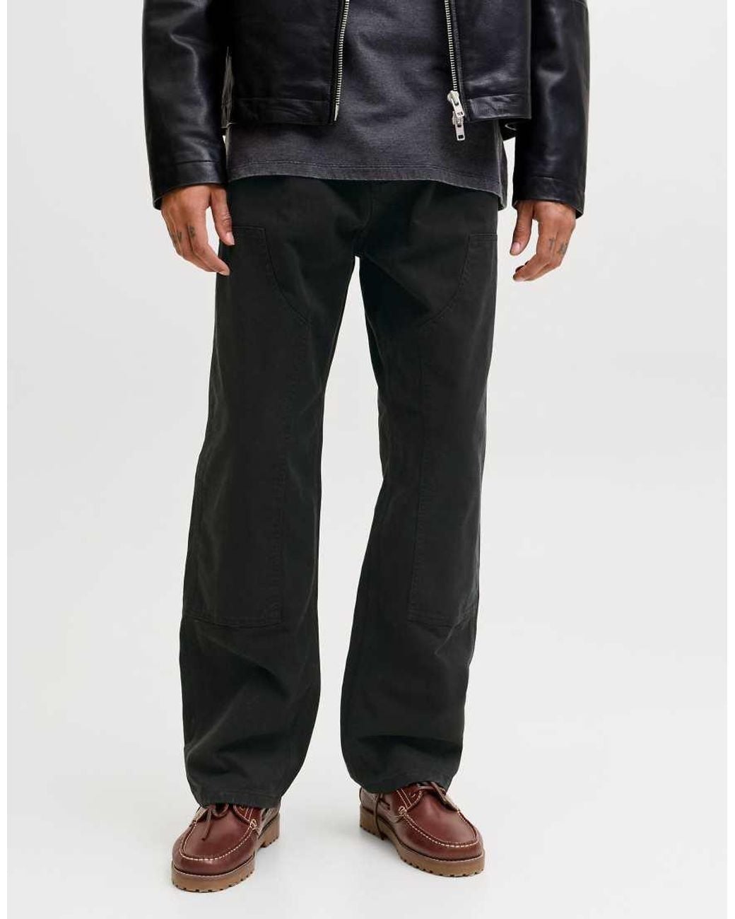 Jack & Jones Black Trousers for men