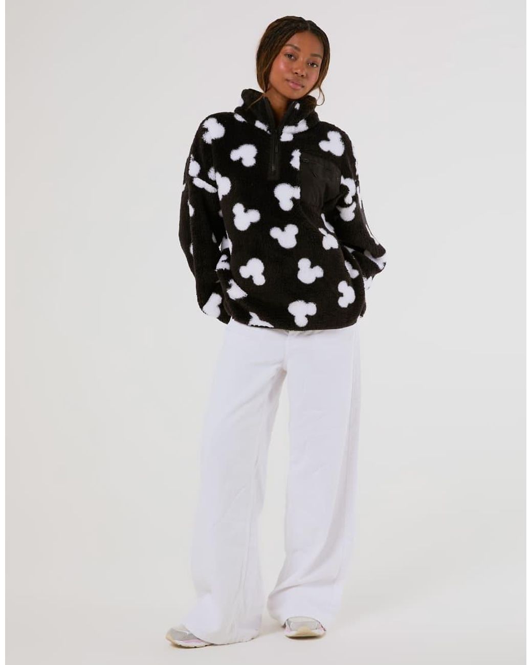 Skinnydip London Black Disney Mickey Mouse Fleece Jacket
