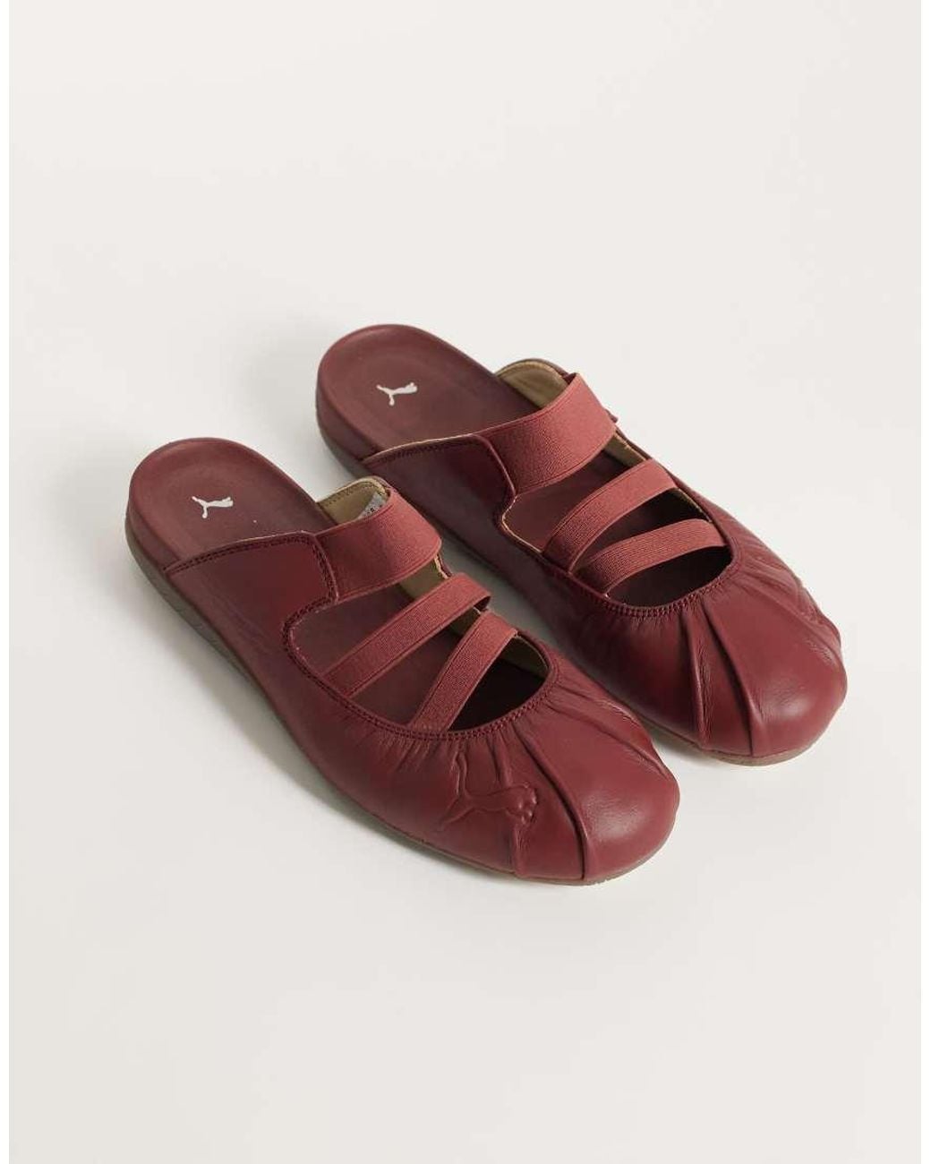 PUMA Brown Speedcat Mule Ballet Flats
