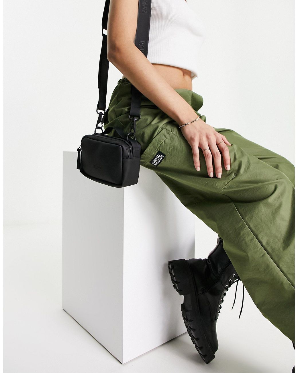 バッグ・カバンその他 Reporter Box Crossbody - RAINS - Synthetic - Green Rains® Reporter Box Bag in Black for €79.90 | 2-Year Warranty