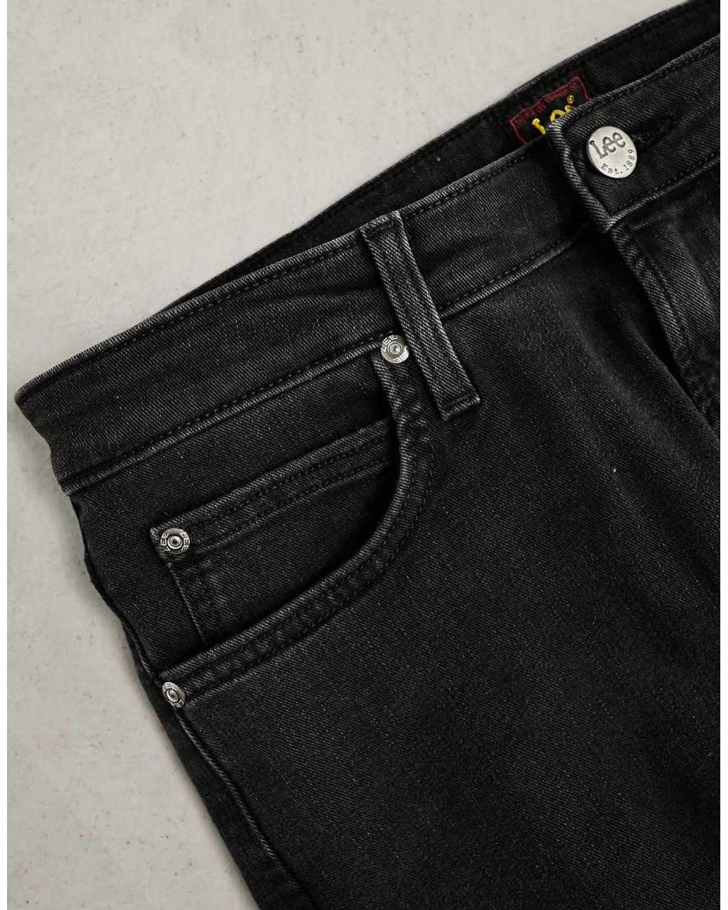 Lee Jeans Black Malone Skinny Jean for men