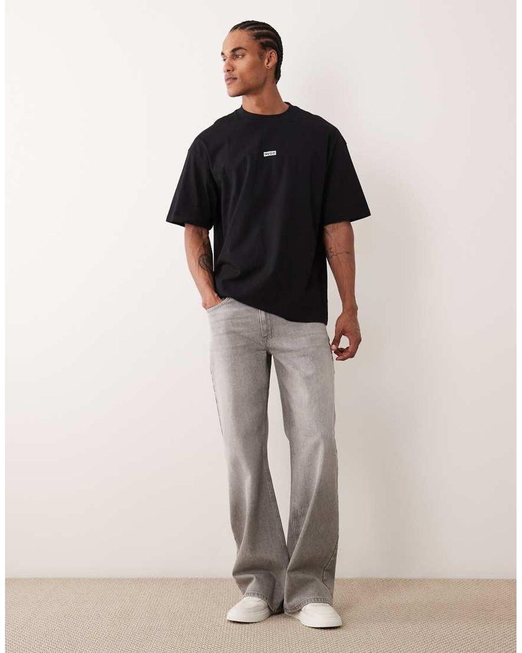 HUGO Blue Nalono T-shirt for men