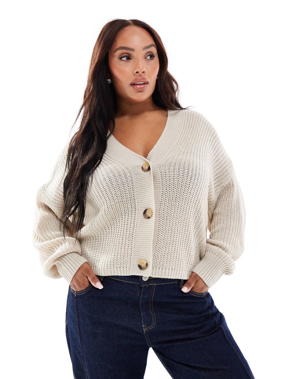 ONLY Blue – strickjacke