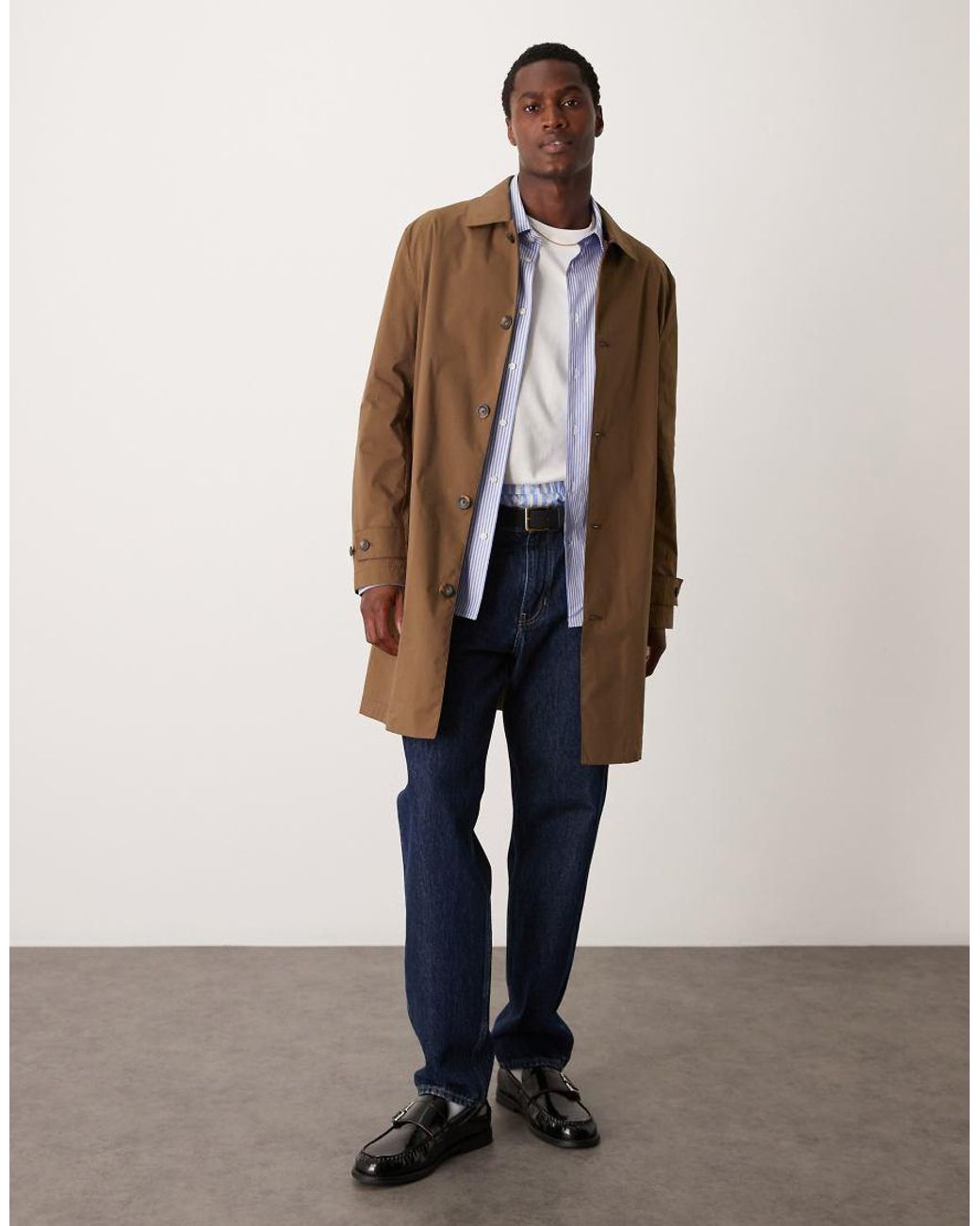 Trench Classico da Uomo di Mango in Neutro Lyst