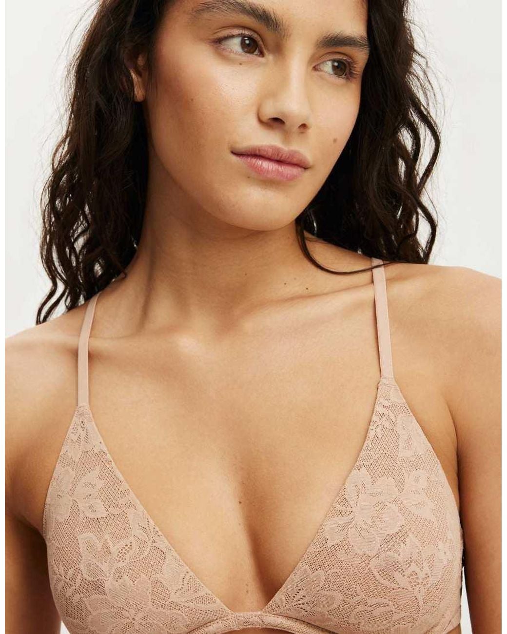 Cotton On Natural Body Bestee Plunge Bra
