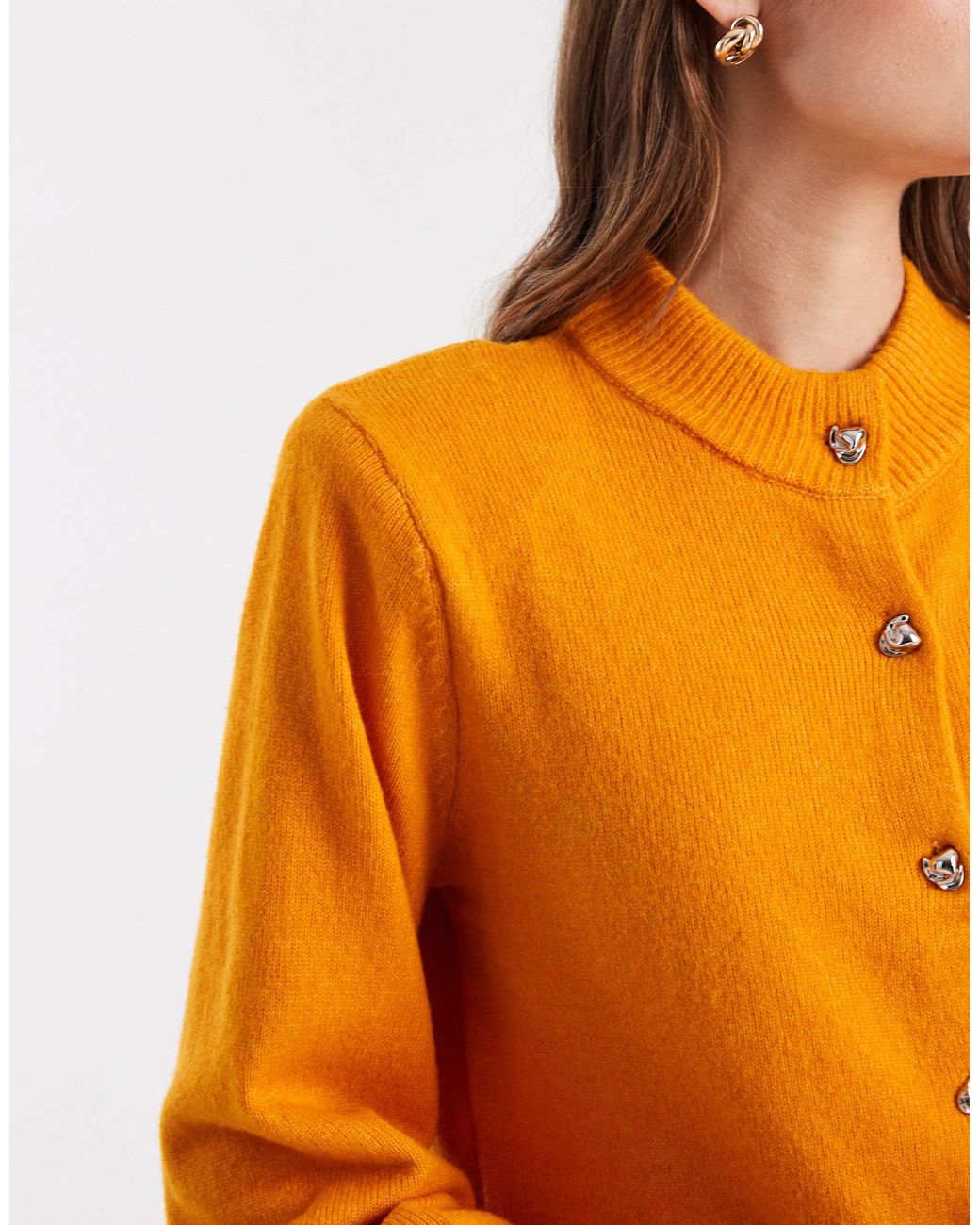 Object Orange – strickjacke