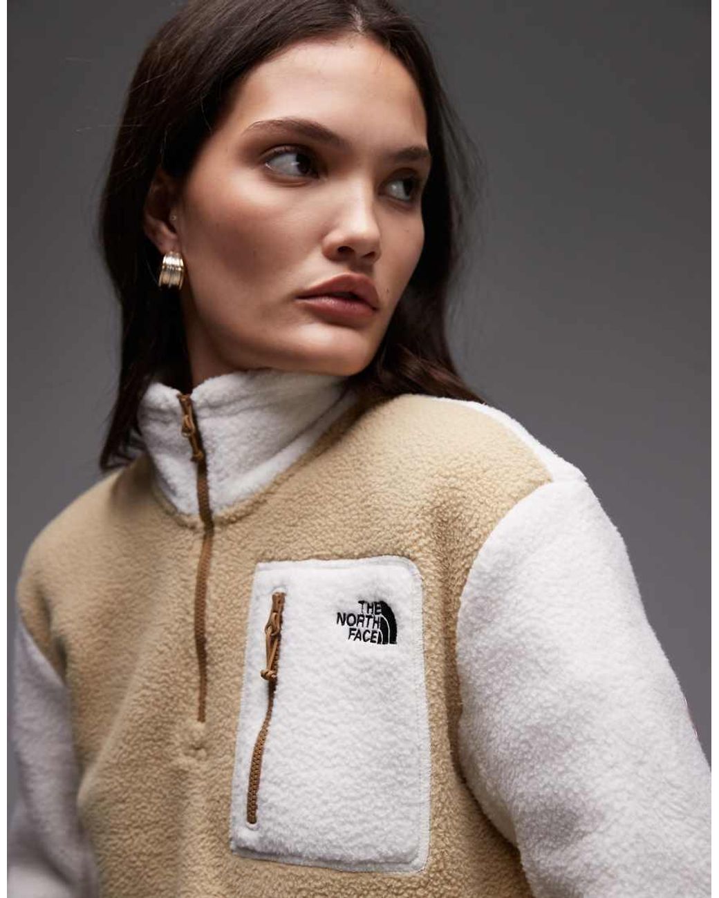 The North Face Gray Yumiori 1/4 Zip Fleece