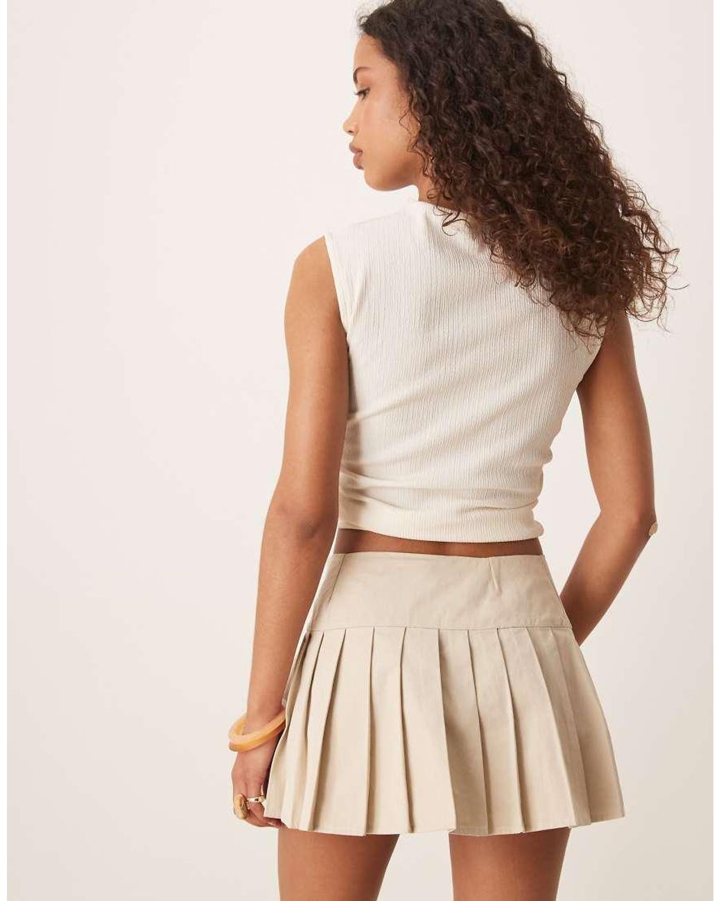 Glamorous Natural Mini Skirts