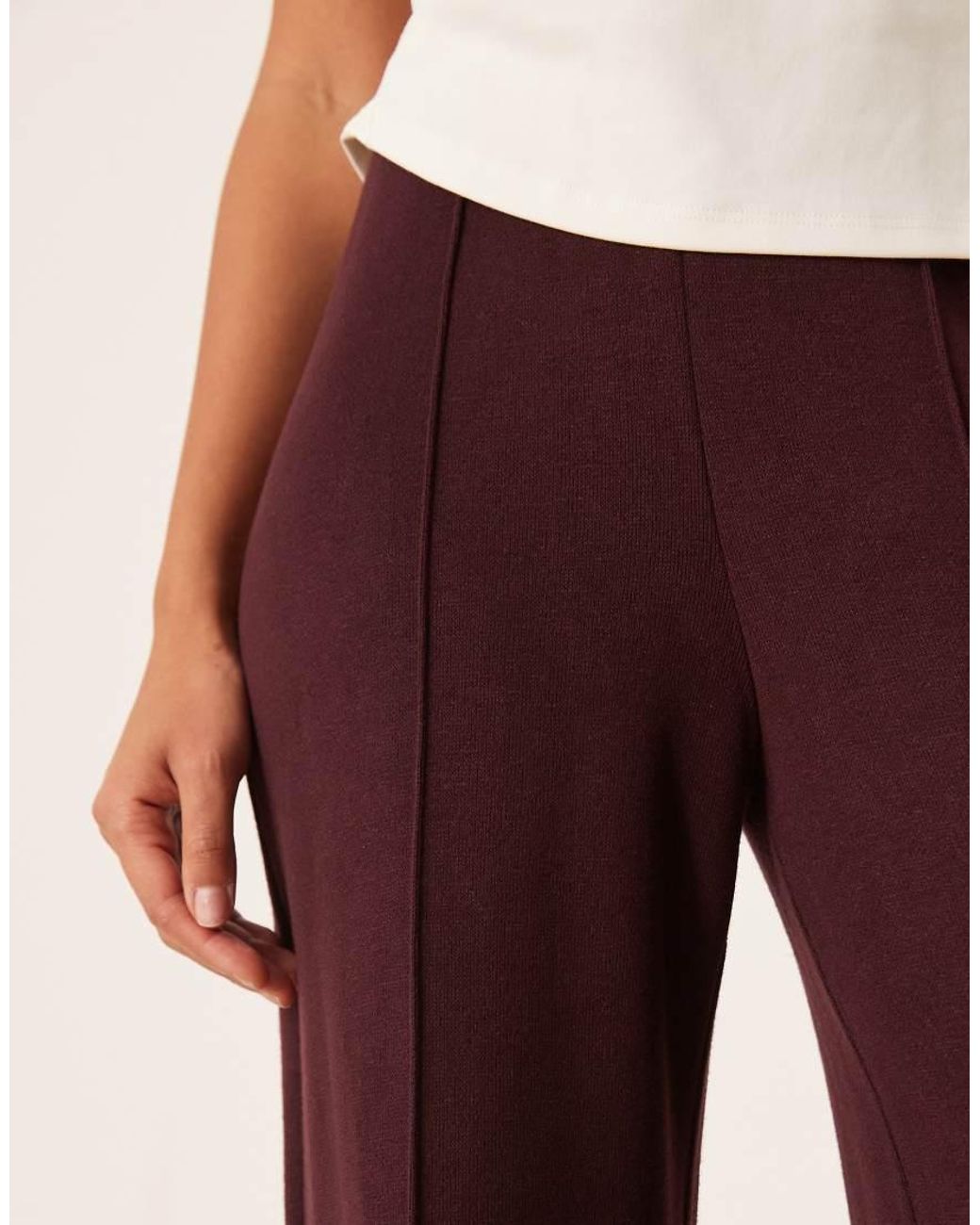 Mango Multicolor Seam Front Knitted Trouser