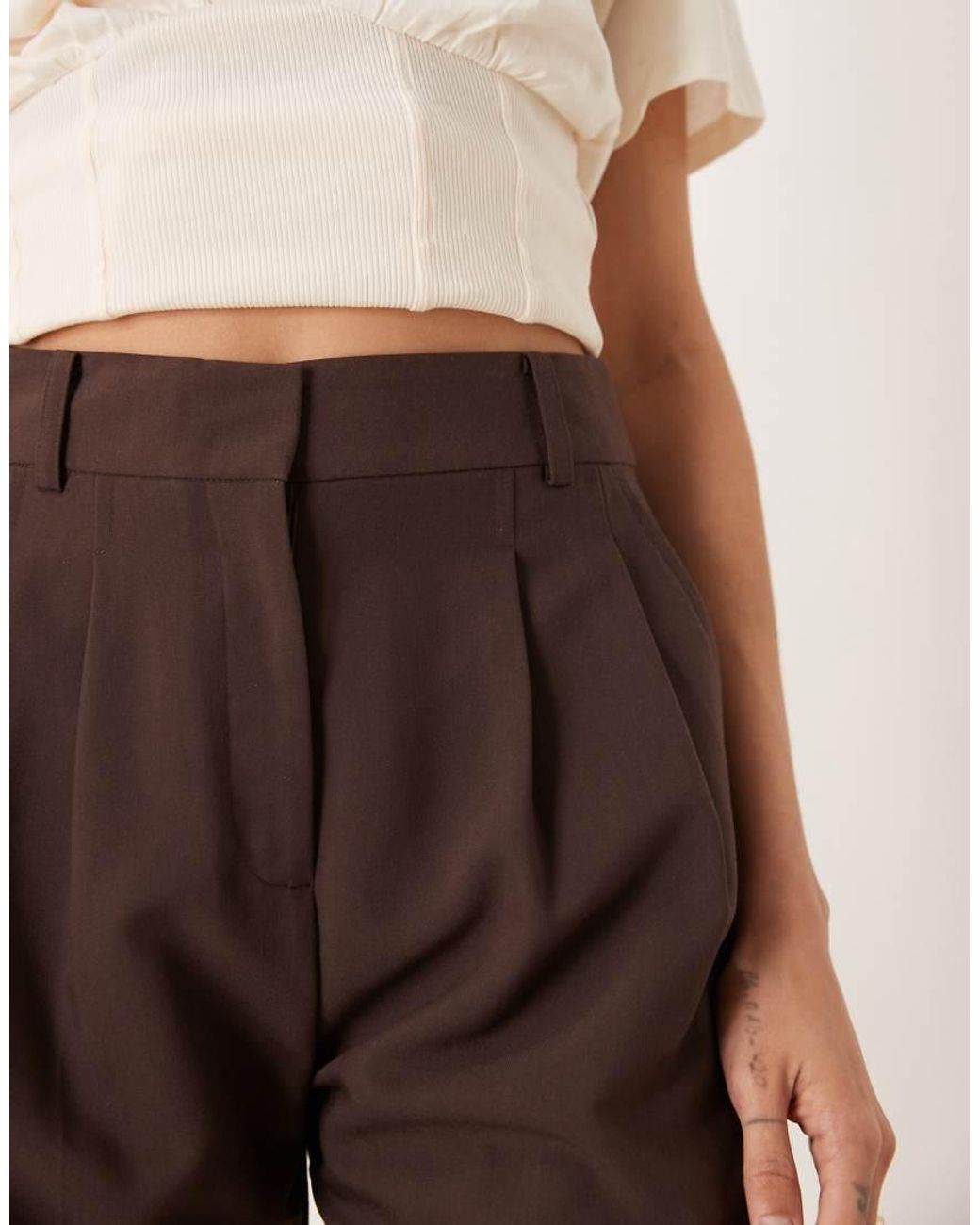 ASOS White Tall Tailored Relaxed Flare