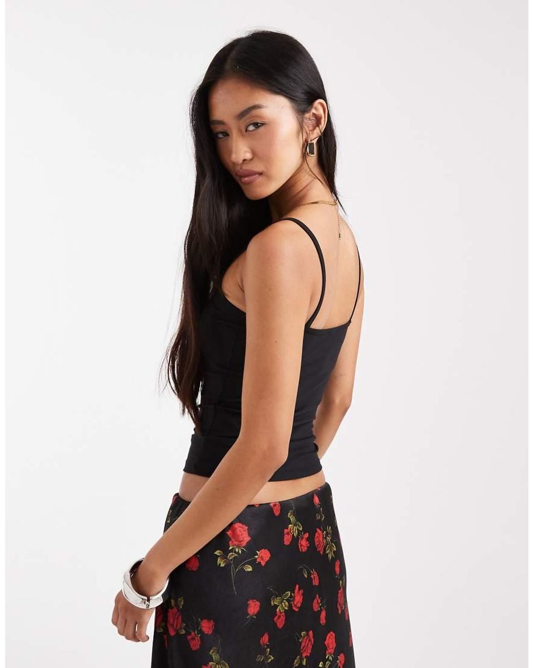 Cotton On Black Essential Cami Top
