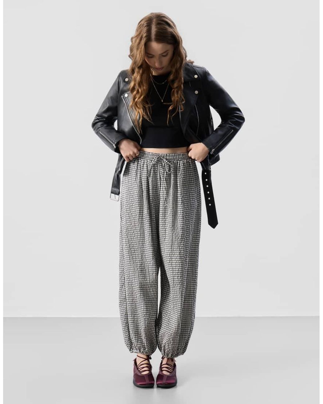 Bolongaro Trevor Gray Real Leather Sansa Biker Jacket