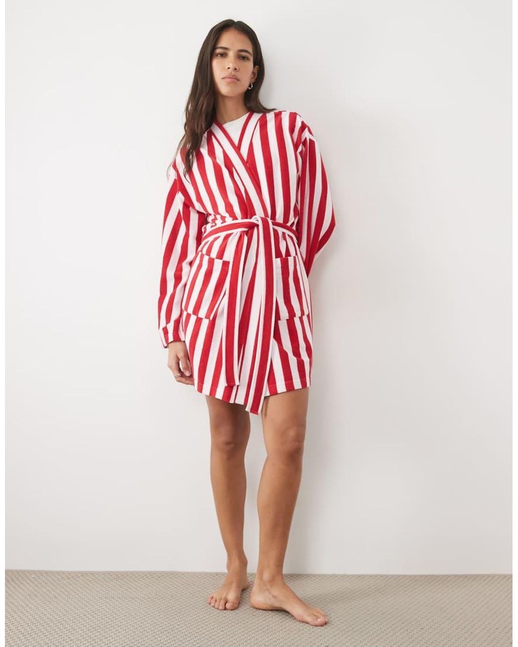 Cotton On Red Pyjama Robe