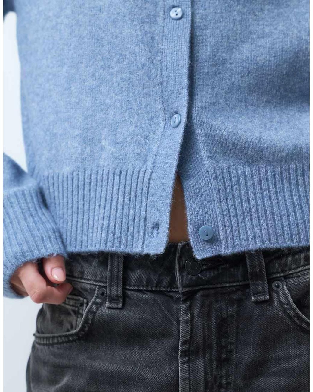 JJXX Blue Knitted Cardigan