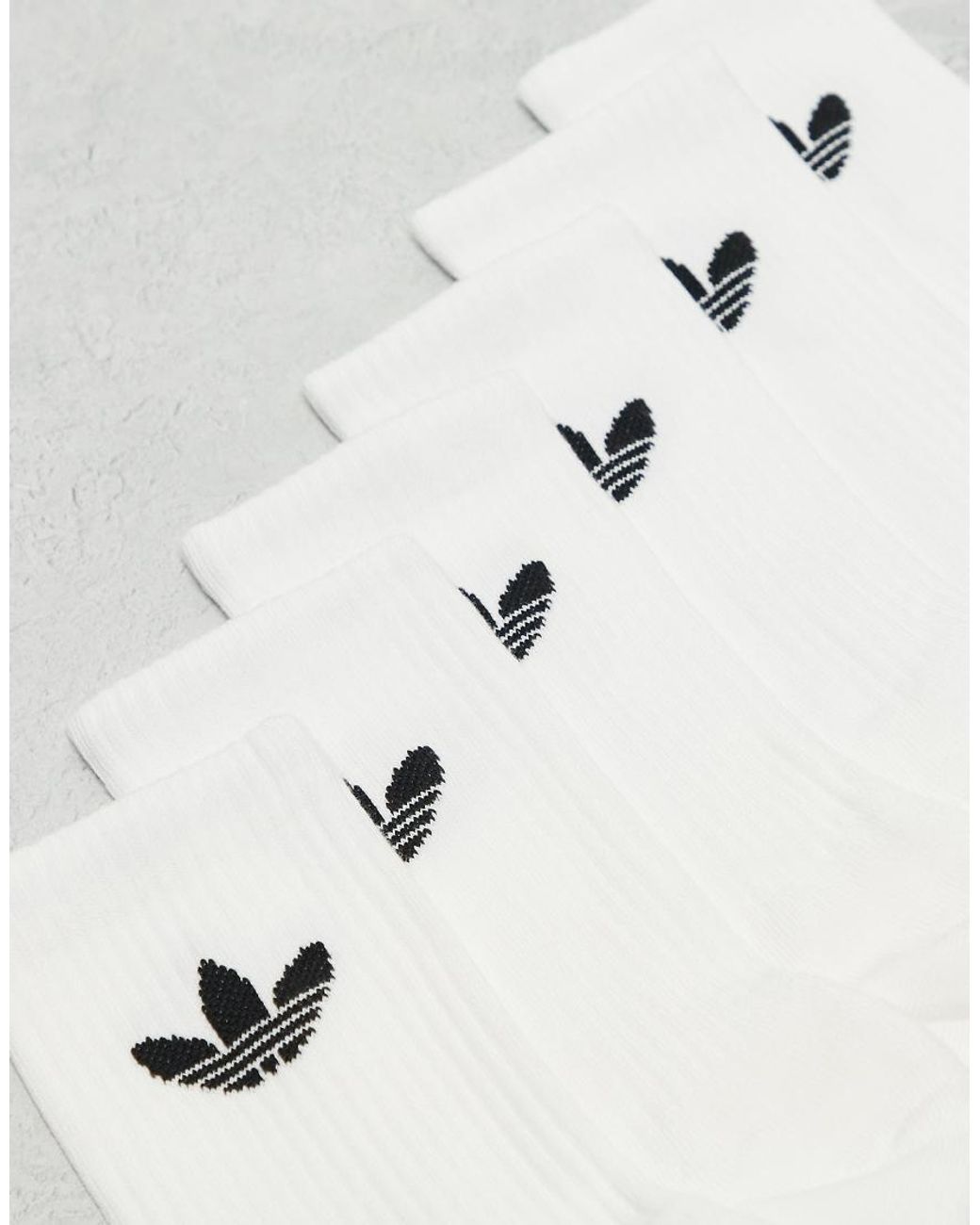 Adidas Originals Natural Trefoil 6-pack Sock