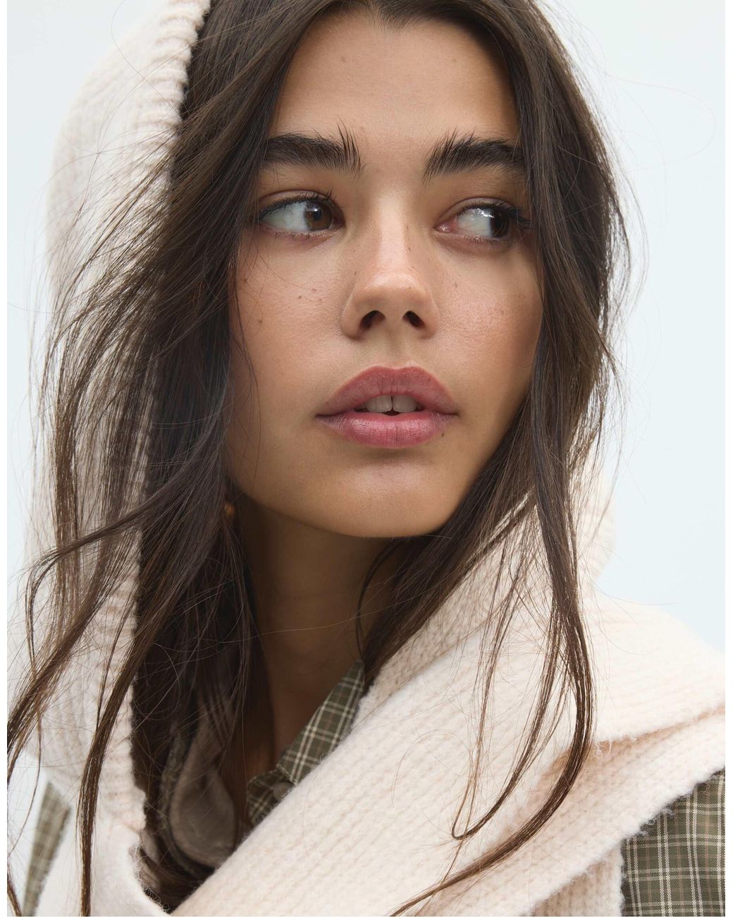 Stradivarius Natural Balaclava