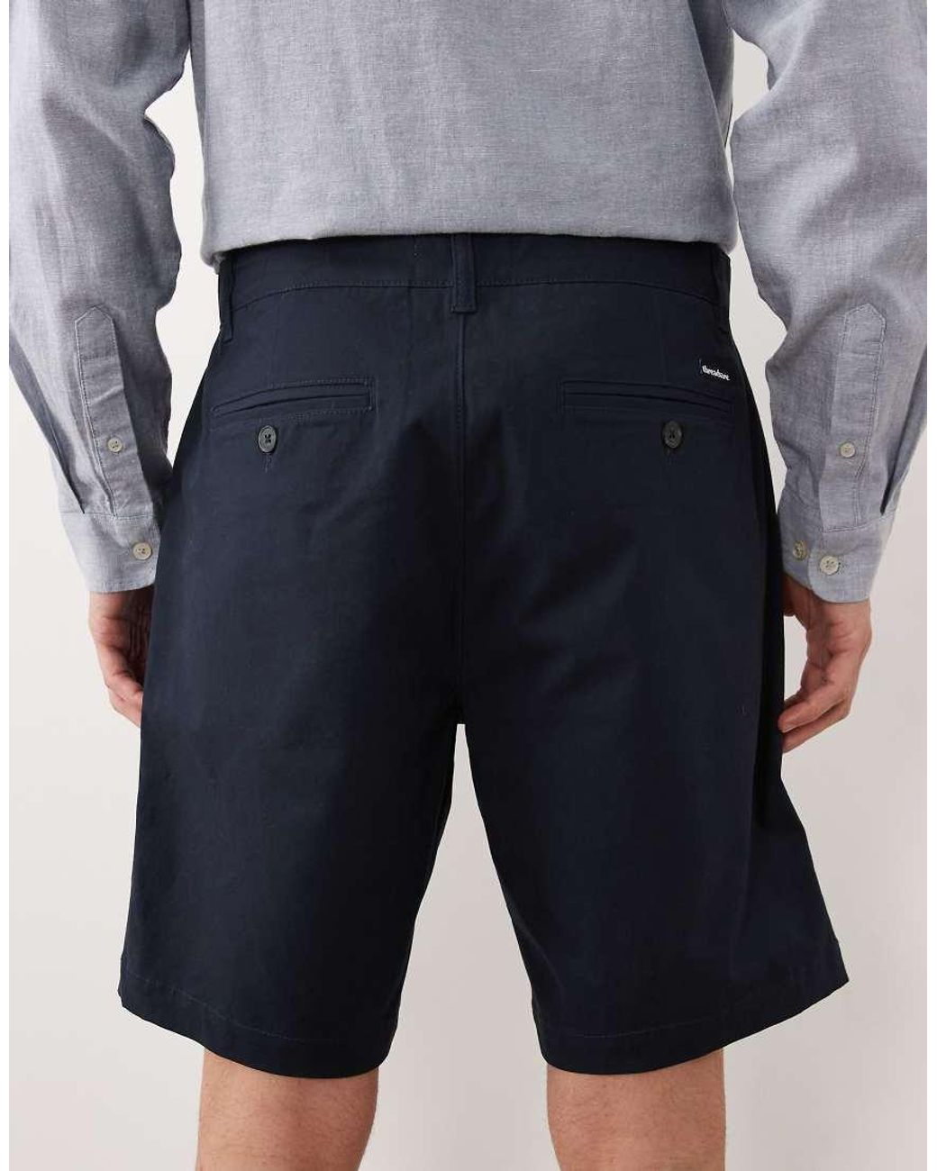 Threadbare Gray Chino Shorts for men