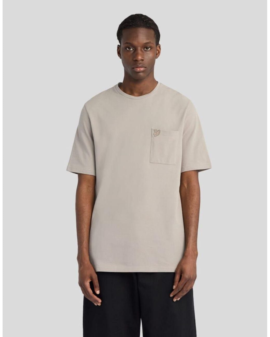 Lyle & Scott White Ss T-Shirts Pique Interlock T-Shirt for men