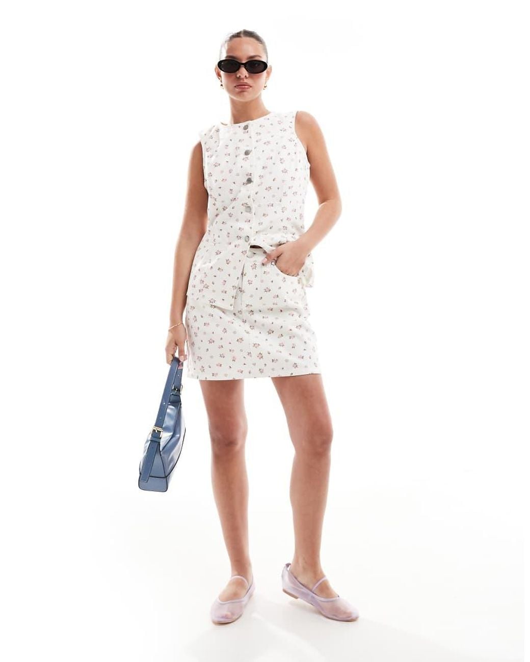 Gilet di Threadbare in White