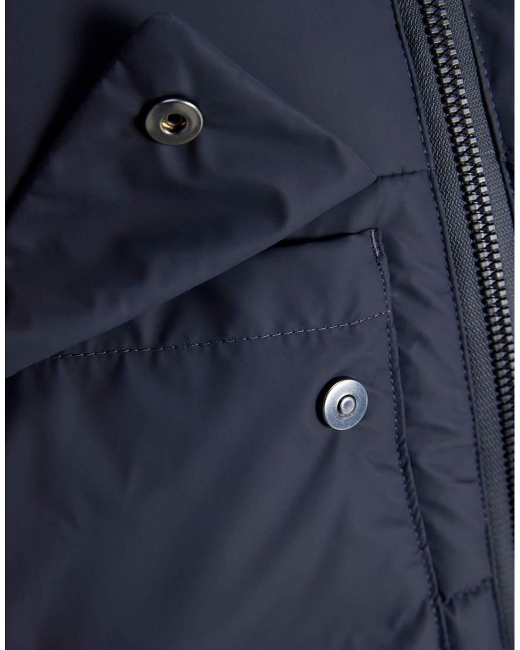 Jack & Jones Blue Puffer Jacket for men