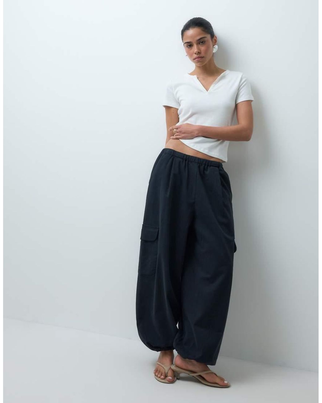 ASOS Oversized Ballonbroek in het Blue