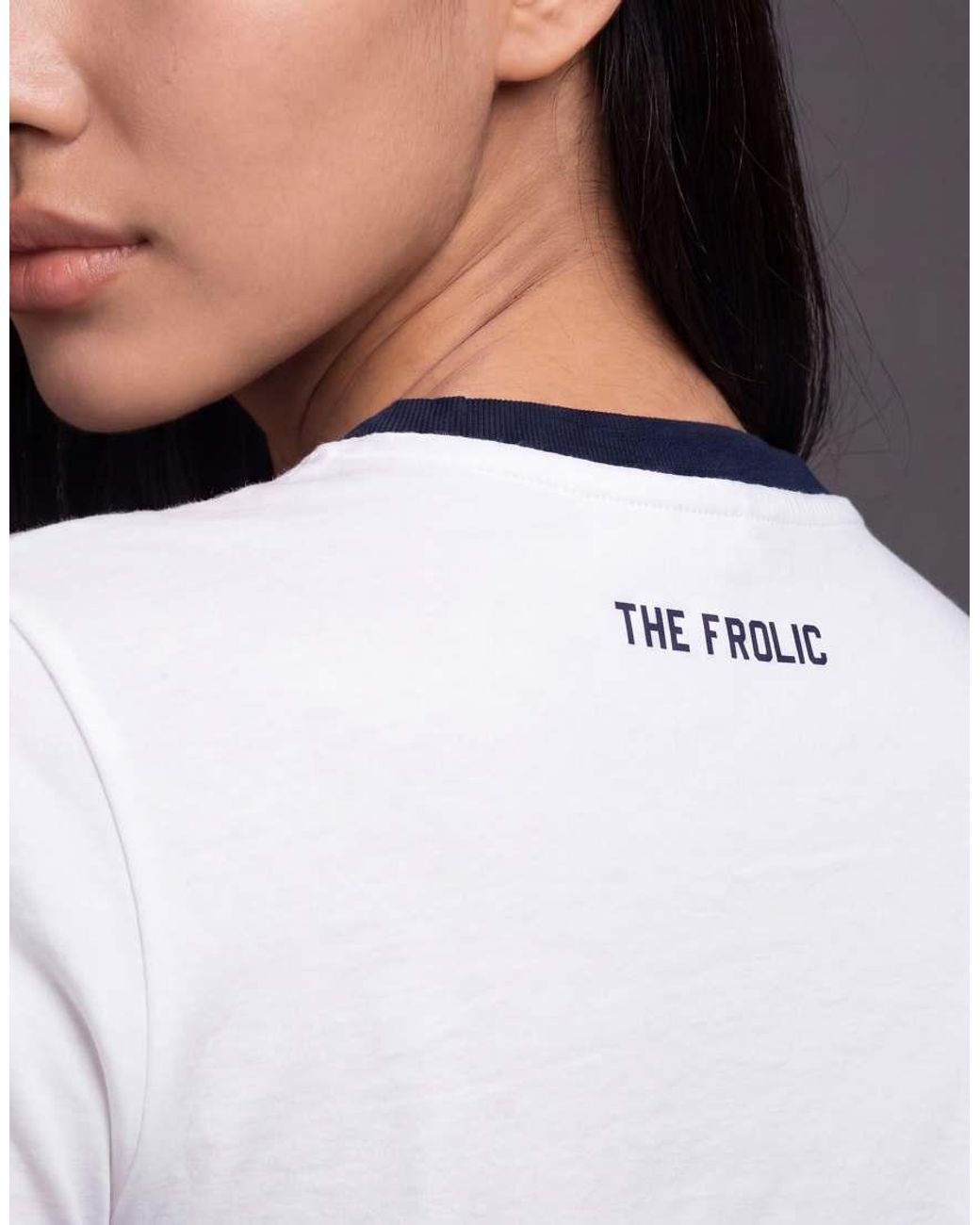 The Frolic White Exclusive Cotton Rich Star Number Graphic Front Baby Tee