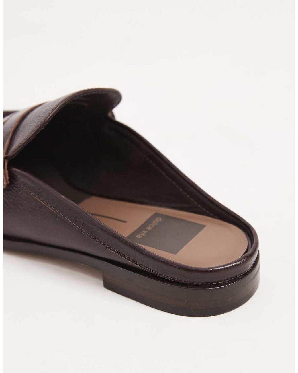 Dolce Vita Brown Betzy Ruched Loafer Mules