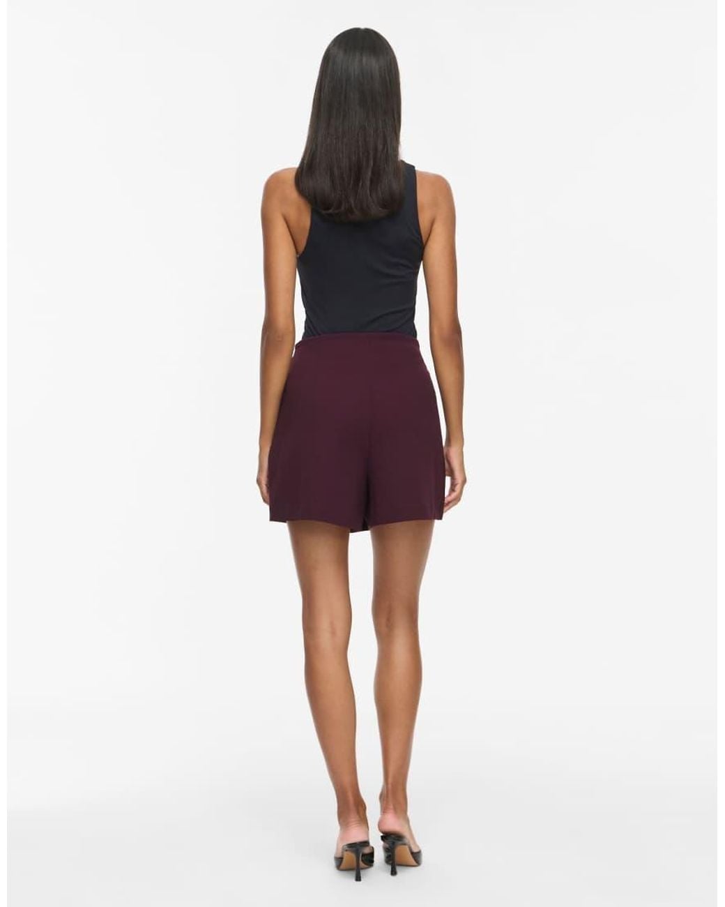 Vila Purple Mini Skirt