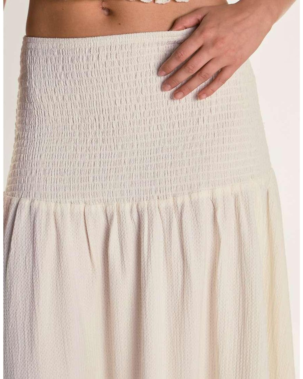 Glamorous Natural Drop Waist Maxi Skirt