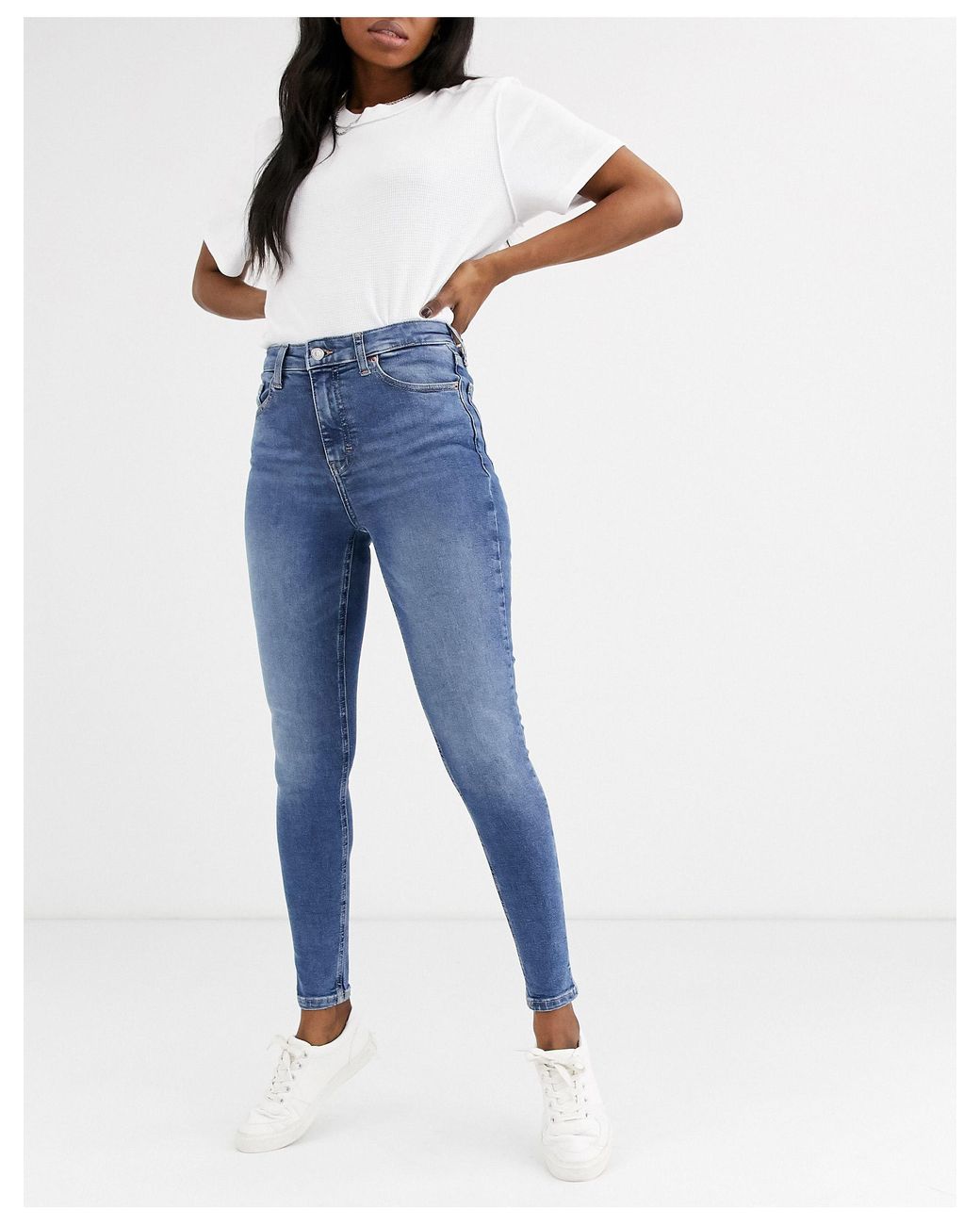 TOPSHOP Jamie Jeans in Blue | Lyst Canada