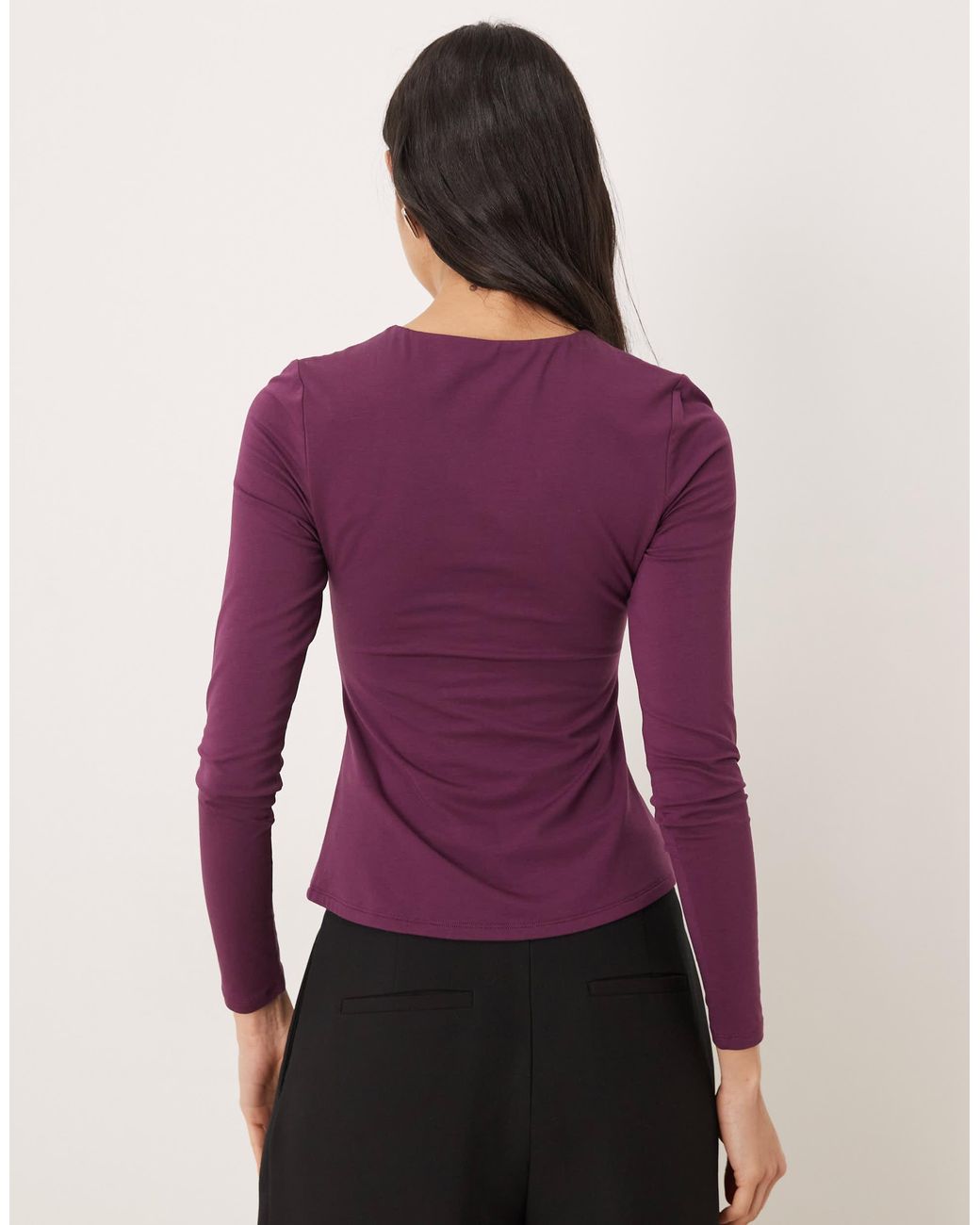 Abercrombie & Fitch Pink – langärmliges oberteil