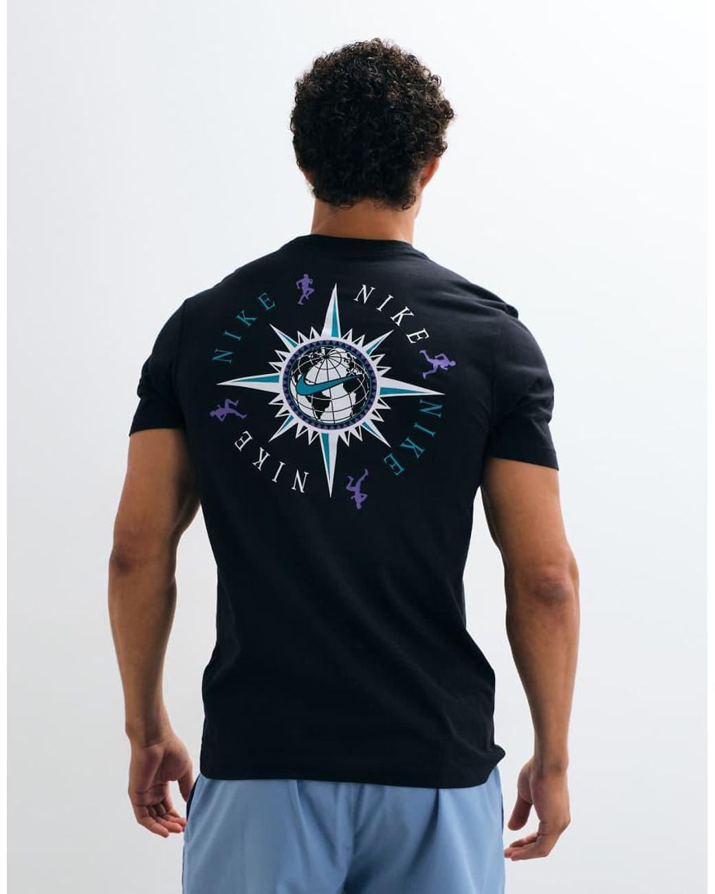Nike Blue Dri-Fit T-Shirt for men