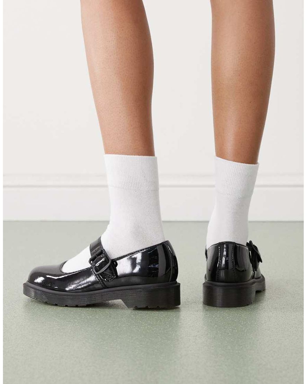 Dr. Martens Black Mariel Patent Shoe