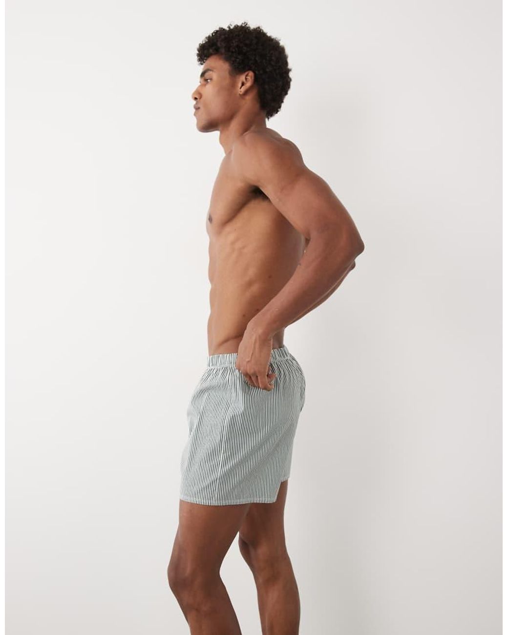 ASOS Gray 2 Pack Woven Boxers for men