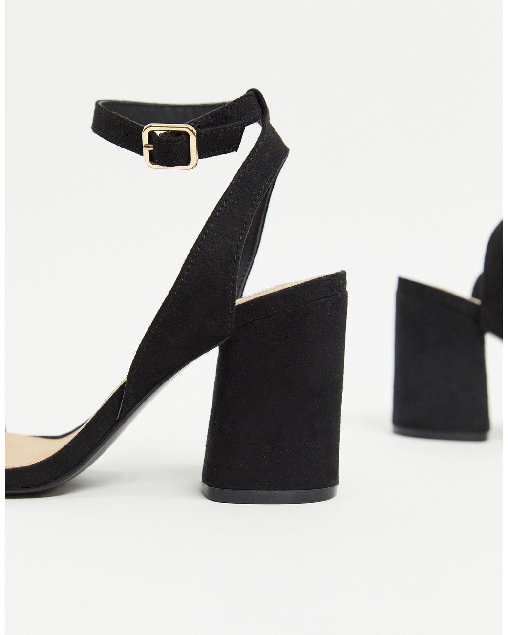 Sandalias Stradivarius de color Negro | Lyst