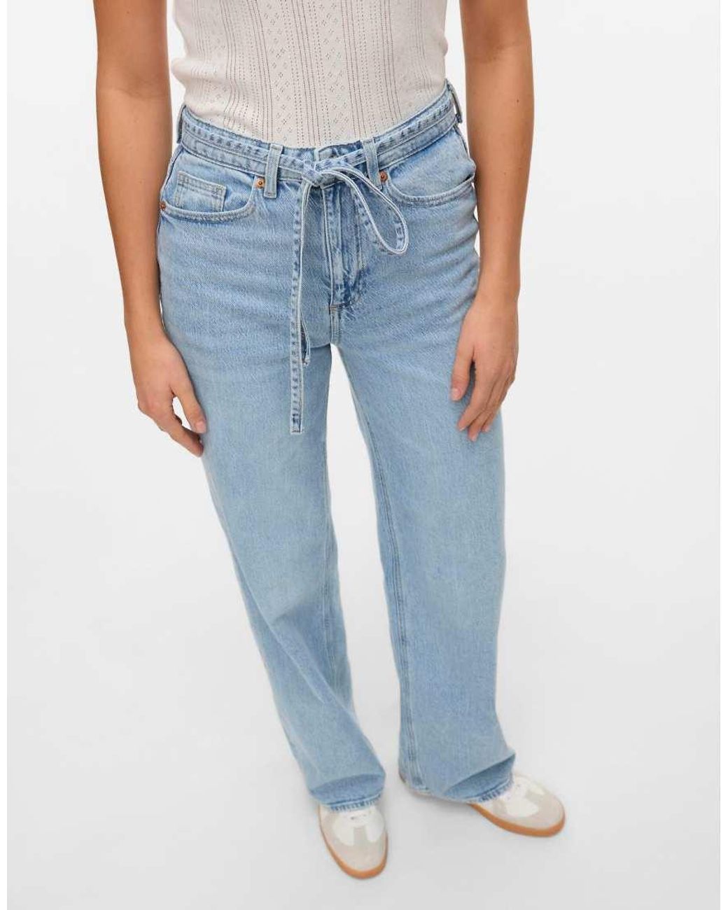 Vero Moda Blue Wide-Fit Jeans