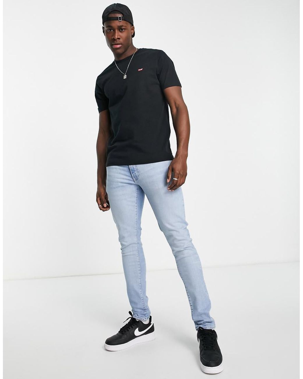 Levi's Black Original Batwing Logo T-Shirt for men