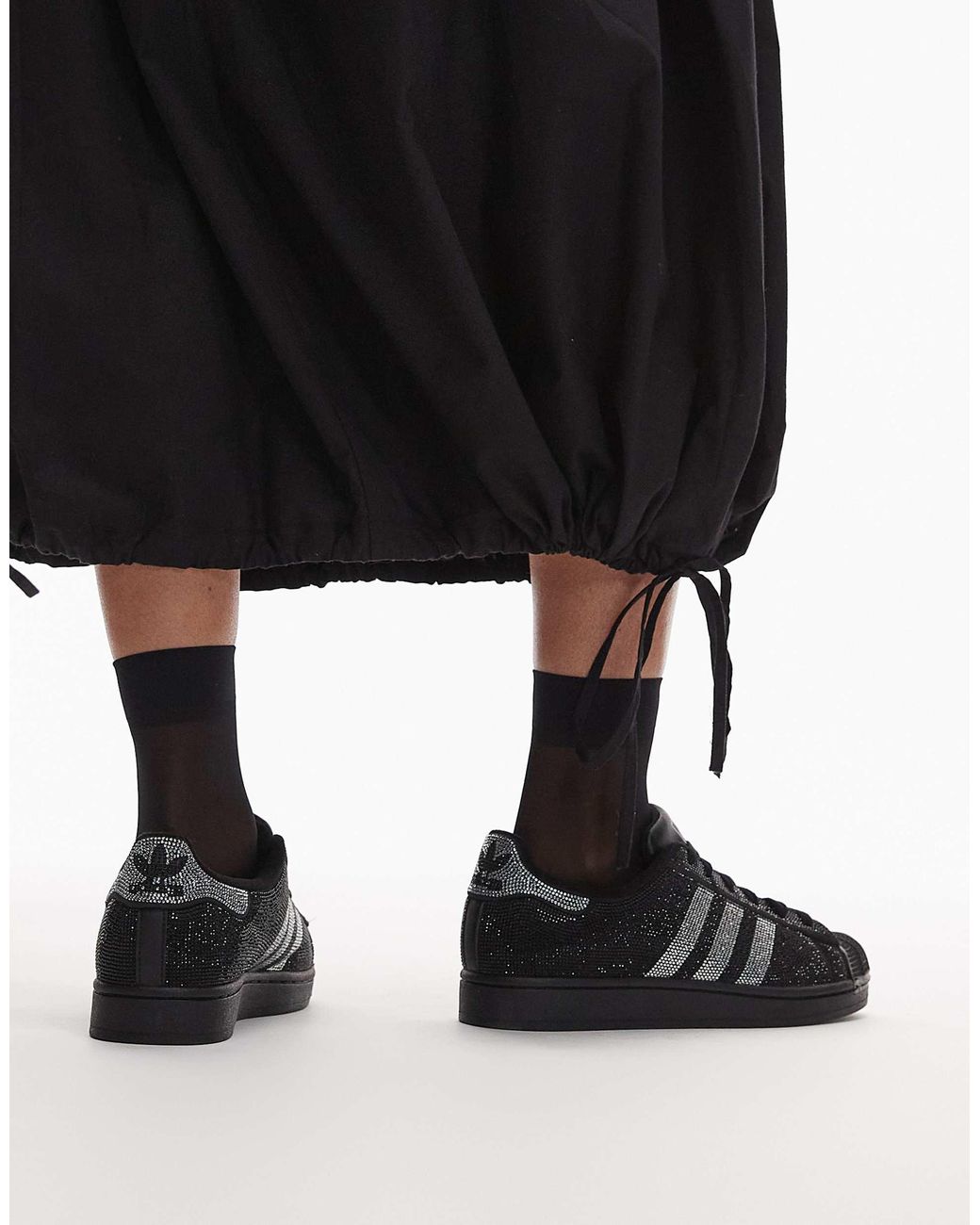 adidas gazelle silver green womens adidas Women's Superstar II "Rhinestone Black Silver"
