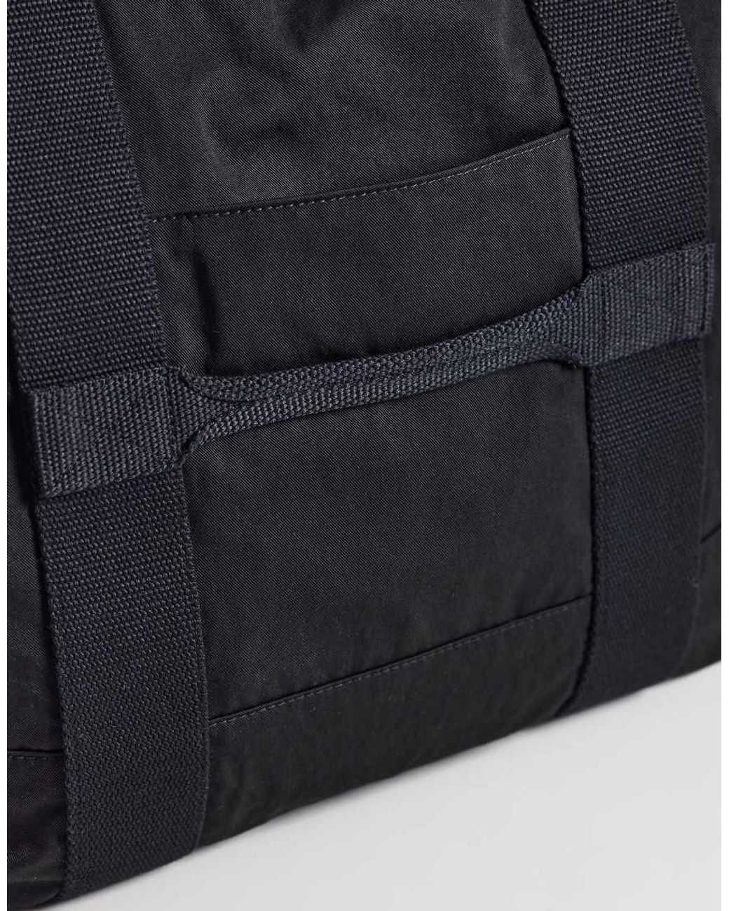 Weekday Black Large Nylon Tote Bag